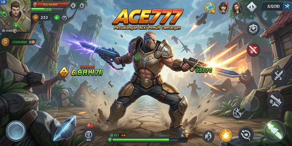 Gameplay mendebarkan di ACE777 dengan aksi pertarungan yang intens.