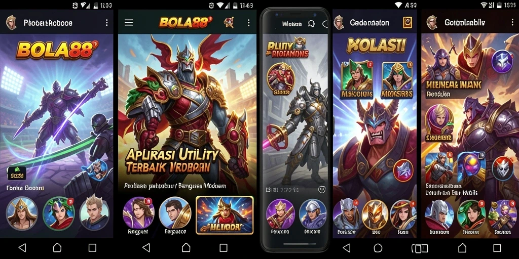 Tampilan utama BOLA88 dengan fitur-fitur Utility yang user-friendly.