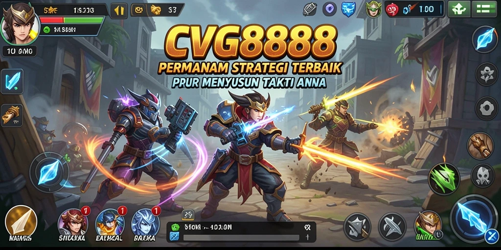 Tampilan gameplay menarik dari CVG8888 yang penuh strategi.