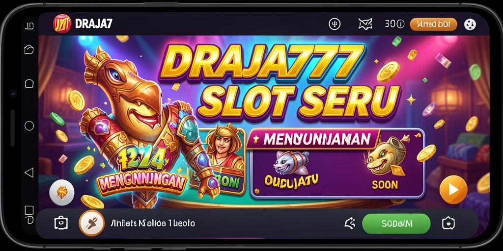 Screenshot gameplay DRAJA777 menunjukkan pengalaman slot yang menarik.