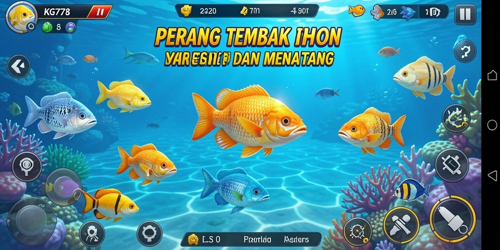 Gameplay seru menembak ikan di KG778.