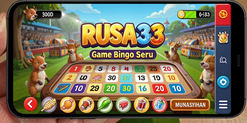 Tampilan gameplay Bingo yang mengasyikkan di RUSA33.
