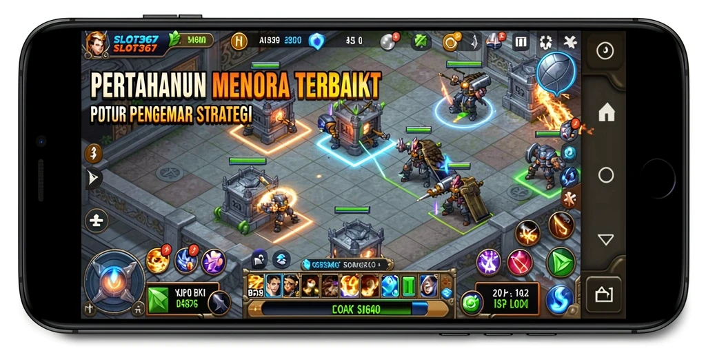 Gameplay SLOT367 yang menegangkan dan penuh strategi Tower Defense.