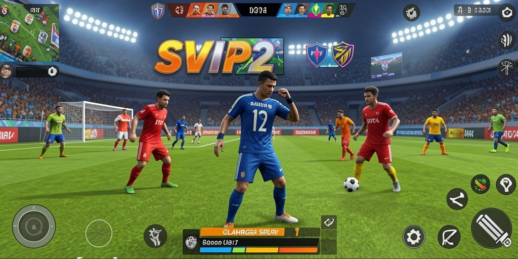 Screenshot gameplay SVIP2 yang menarik saat pertandingan olahraga.