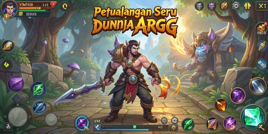 Tampilan menegangkan dari gameplay ARPG di VM108.