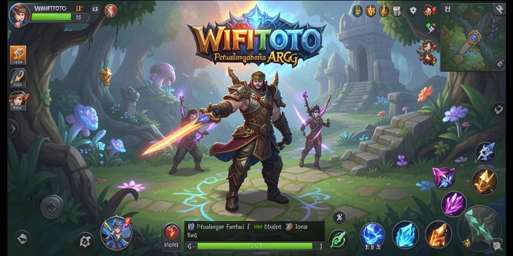 Tangkapan layar gameplay WIFITOTO menampilkan pertarungan seru dalam dunia ARPG.